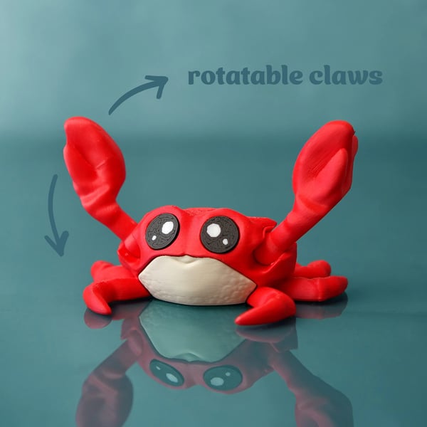 Magnetic Crab Desk Buddy
