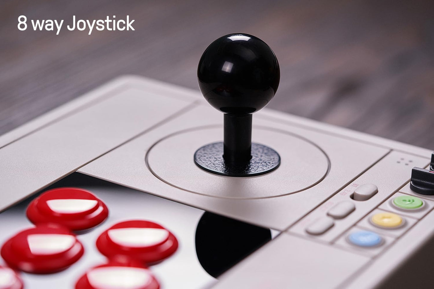 8Bitdo Arcade Stick for Switch & Windows - Wireless via Bluetooth/2.4G & Wired