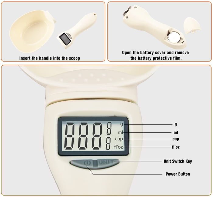 New Food Measuring Scoop Scale