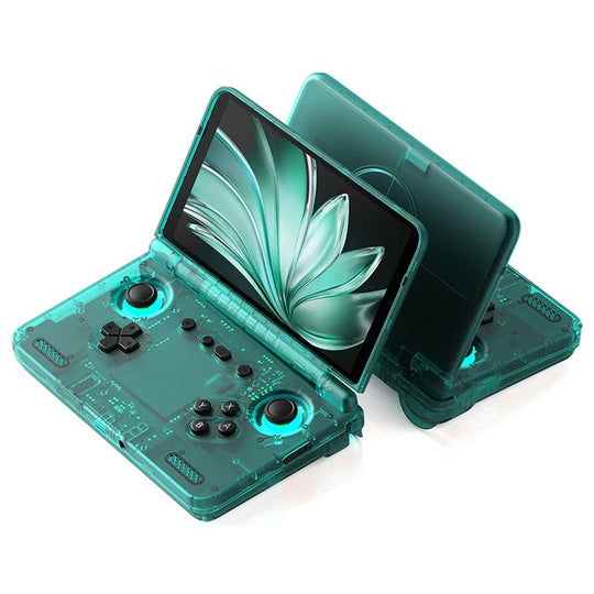 Retro Pocket Flip-Style Game Console - 5.5-inch AMOLED Screen
