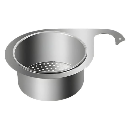 Stainless Steel Swan Sink Strainer Basket-No Drilling & Fit All Sinks！