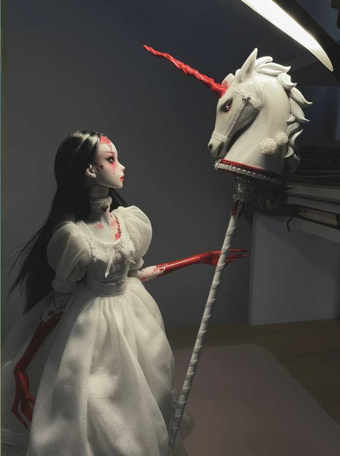 Crazy Alice Art Doll🖤