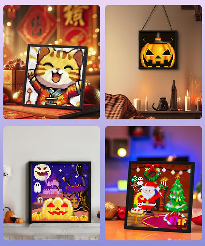 64x64 LED Pixel Art Display Frame