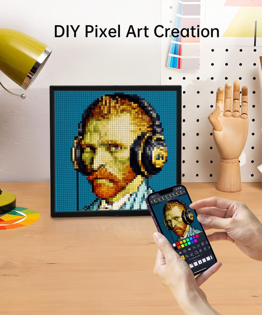 64x64 LED Pixel Art Display Frame