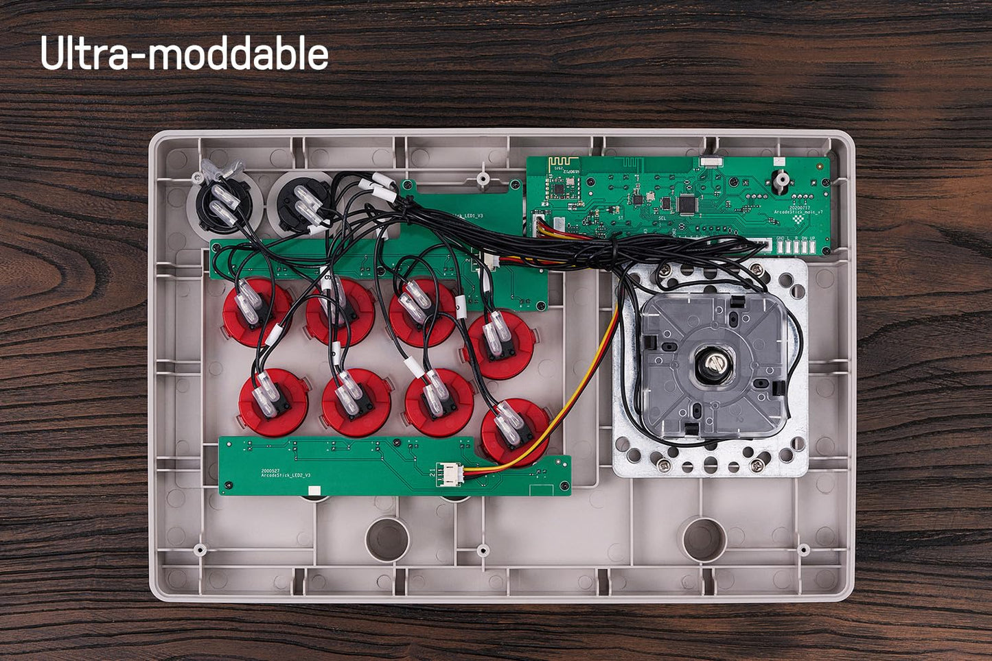 8Bitdo Arcade Stick for Switch & Windows - Wireless via Bluetooth/2.4G & Wired