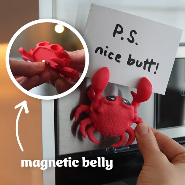 Magnetic Crab Desk Buddy