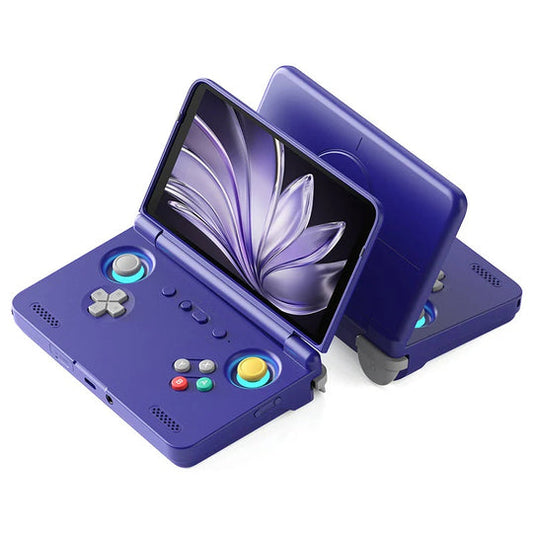 Retro Pocket Flip-Style Game Console - 5.5-inch AMOLED Screen
