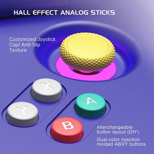 Retro Pocket Flip-Style Game Console - 5.5-inch AMOLED Screen