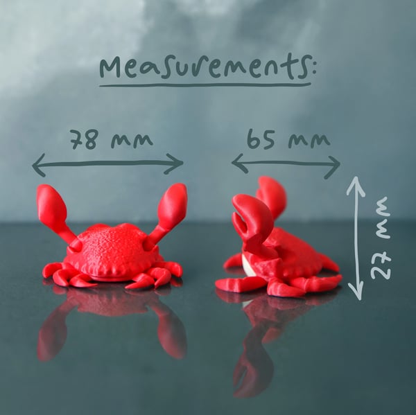 Magnetic Crab Desk Buddy