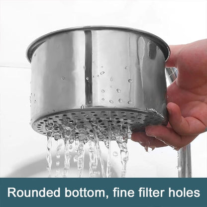 Stainless Steel Swan Sink Strainer Basket-No Drilling & Fit All Sinks！
