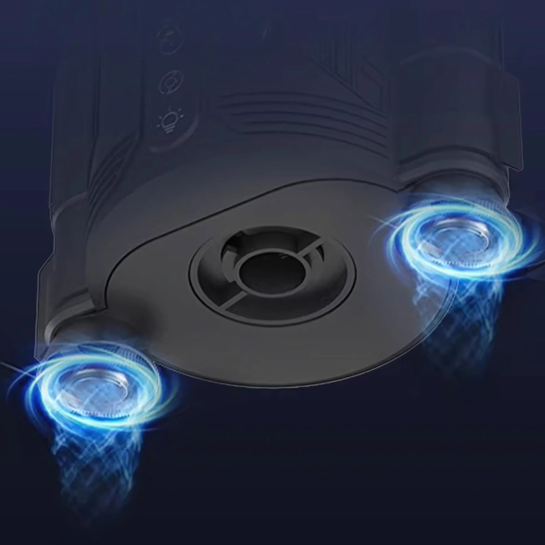 🚀 RGB Rocket Circulator Fan